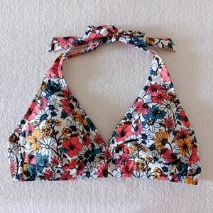 Venus Perfect Fit Floral Halter Bikini Top, Size 32DDD/34DD/36D